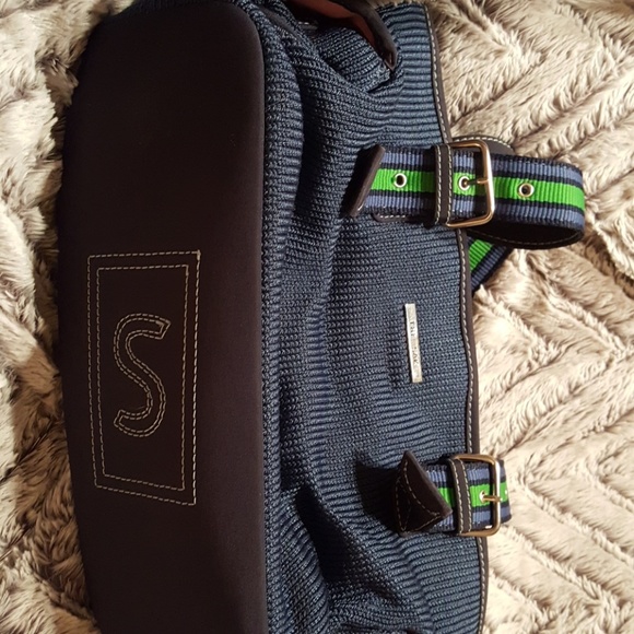 The Sak Blue and Green Crochet handbag - Picture 3 of 8